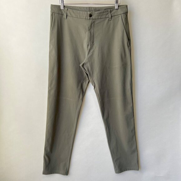 Lululemon Commission pants Classic 31”, Gray Sage, Size 33 G83 - Picture 4 of 13
